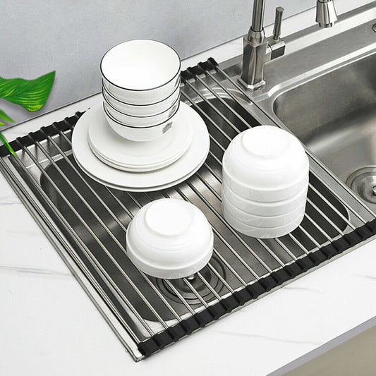 Kitchen Stainless Steel Sink Drain Rack